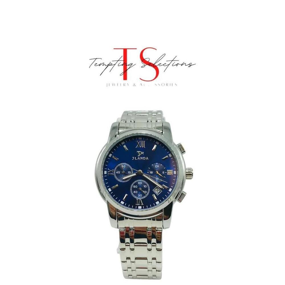Stainless Steel Chronograph Watch